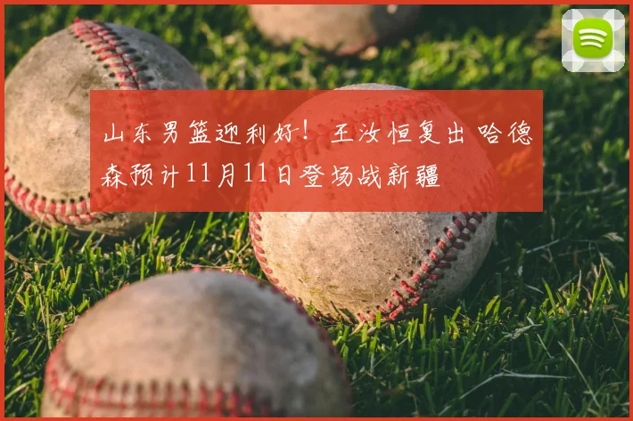 山东男篮迎利好!王汝恒复出 哈德森预计11月11日登场战新疆